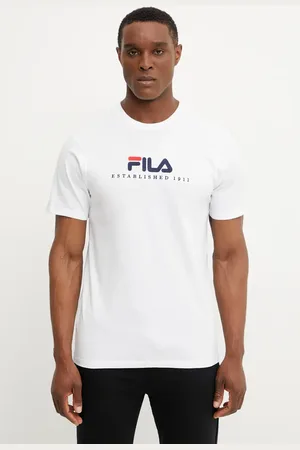 Fila T-shirt bawełniany Brill męski kolor z aplikacją FAU0200