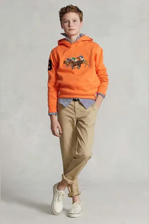 Ralph Lauren Spodnie dziecięce kolor gładkie 323855394002