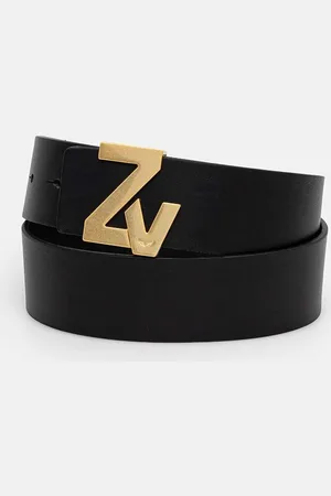 Zadig & Voltaire Pasek skórzany damski kolor LWBT00002
