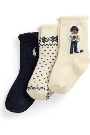 Ralph Lauren Skarpetki dziecięce 3-pack kolor 445958814001
