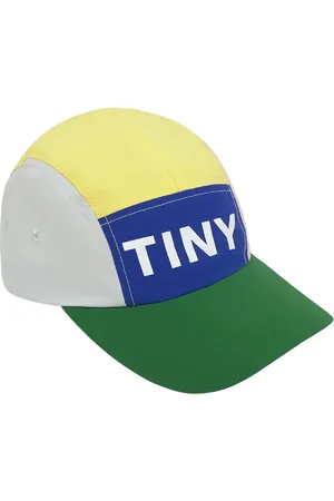 Tiny Cottons Czapka z daszkiem dziecięca COLOR BLOCK CAP kolor z nadrukiem SS25-423