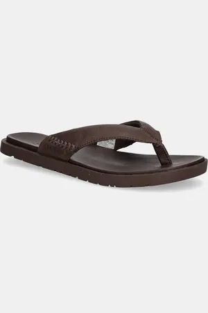 UGG Japonki skórzane Seaside II Flip męskie kolor 1166610-LUG