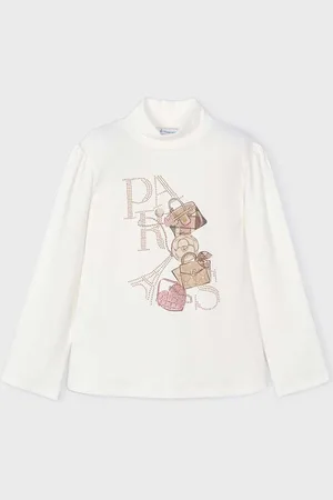 Mayoral Longsleeve dziecięcy kolor z półgolfem 4061