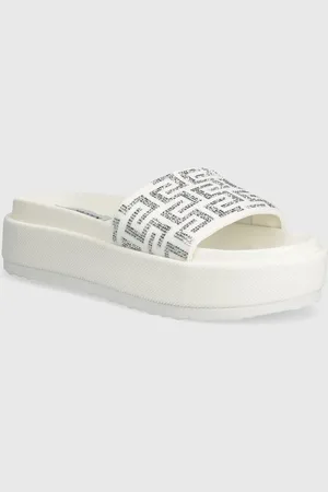 Steve Madden Klapki Kora damskie kolor na platformie SM11003018