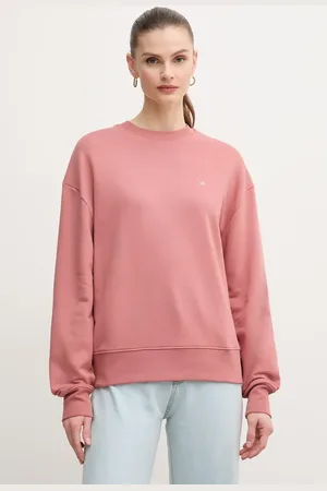 Calvin Klein Bluza bawełniana damska kolor gładka K20K208092