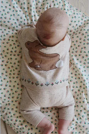 Konges Sløjd Kardigan wełniany dziecięcy ELI KNIT CARDIGAN kolor KS101493
