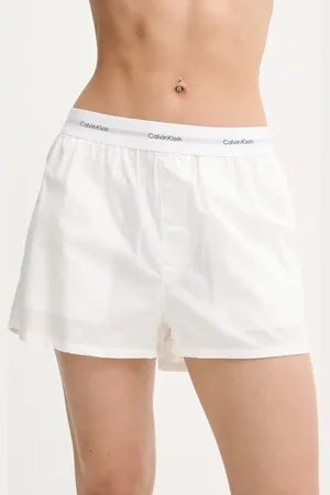 Calvin Klein Szorty piżamowe bawełniane damska kolor bawełniana LV00QS7411
