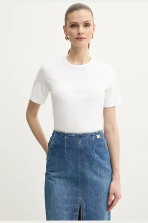 Elisabetta Franchi T-shirt bawełniany damski kolor MA00251E2