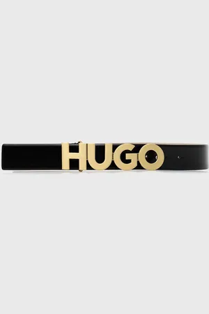 HUGO BOSS Pasek skórzany damski kolor 50470629