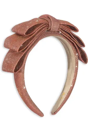 Konges Sløjd Opaska do włosów dziecięca GLITTER BOW HAIRBRACE KS101990