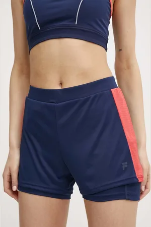 Fila Szorty do biegania Racale kolor z nadrukiem high waist FAW0708