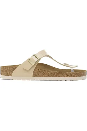 Birkenstock Japonki Gizeh damskie kolor na płaskim obcasie 1013075