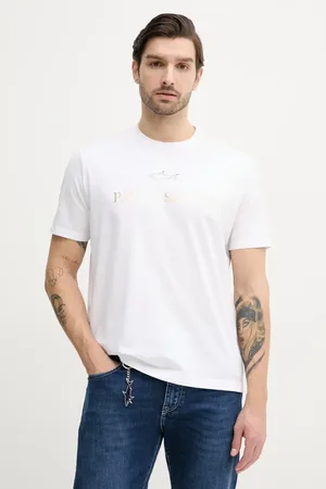Paul & Shark T-shirt męski kolor z nadrukiem C0P1239
