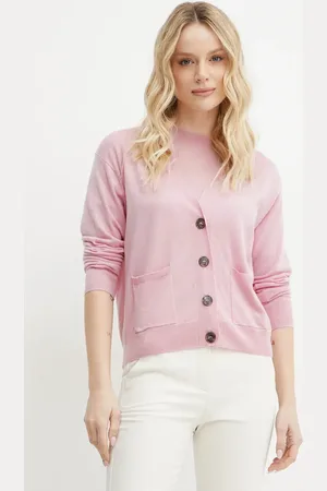 Max Mara Kardigan wełniany damski kolor lekki 2515381011600