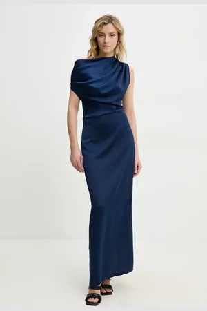 ANSWEAR Lab sukienka kolor maxi dopasowana