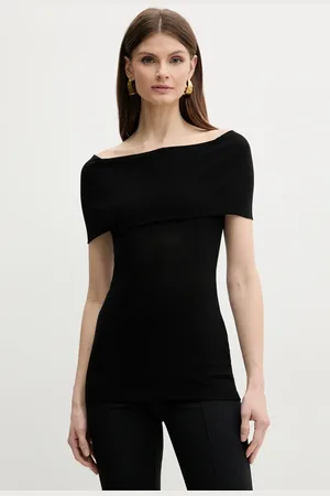 MARELLA Bluzka bawełniana TIMORE damska kolor gładka 2513941055200