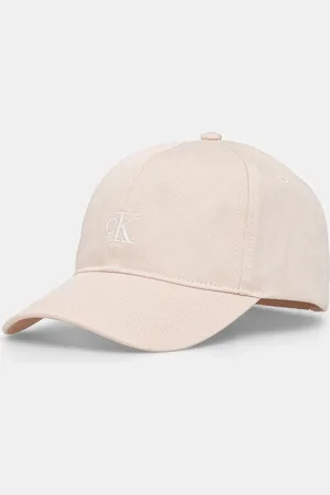 Calvin Klein Czapka z daszkiem bawełniana dziecięca kolor różowy gładka IU0IU00150