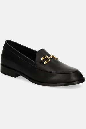 Elisabetta Franchi Mokasyny skórzane dziecięce kolor F4A4.E0098.0238