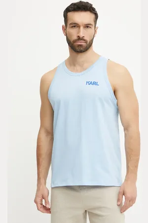Karl Lagerfeld T-shirt bawełniany męski kolor A1M46069