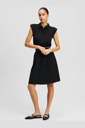 Karl Lagerfeld Sukienka bawełniana kolor mini prosta A2W13038