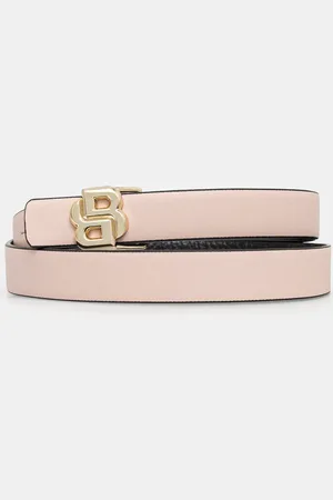 HUGO BOSS Pasek skórzany dwustronny damski kolor 50542179