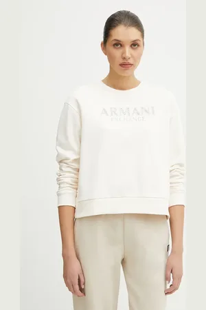 Armani Exchange Bluza bawełniana damska kolor z nadrukiem XW000159 AF11851