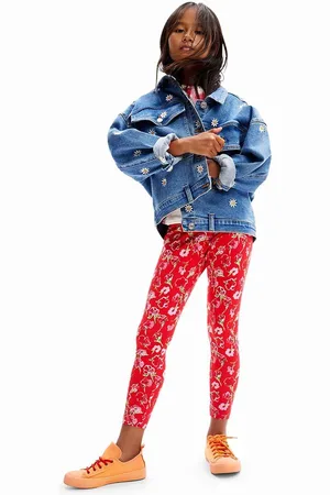 Desigual Legginsy dziecięce kolor wzorzyste