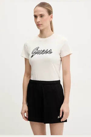 Guess T-shirt bawełniany damski kolor V5GI02 K9RM1