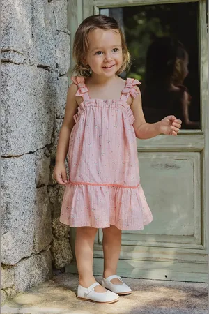 Tartine Et Chocolat Sukienka bawełniana dziecięca kolor mini oversize CA30021