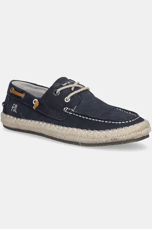 Pepe Jeans Espadryle zamszowe TOURIST DECK kolor PMS10335