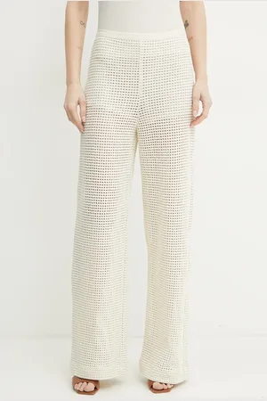 MARELLA Spodnie ETRA2 damskie kolor proste high waist 2513781054200