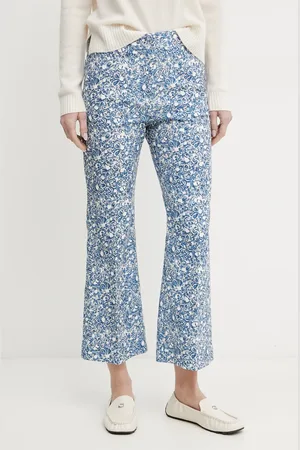 Max Mara Spodnie damskie kolor dzwony medium waist 2515131122600