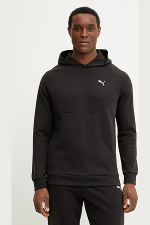 PUMA Bluza męska kolor z kapturem gładka 684600