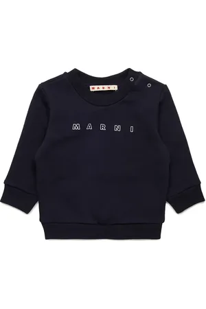 Marni Bluza bawełniana niemowlęca MS319B SWEAT-SHIRT kolor z nadrukiem M01437