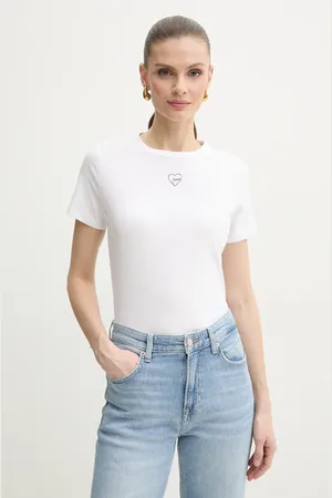 HUGO BOSS T-shirt bawełniany damski kolor 50540260