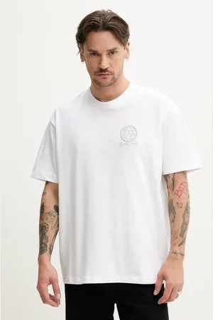Guess T-shirt bawełniany męski kolor gładki M5GI56 K8FQ4