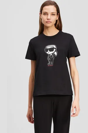 Karl Lagerfeld T-shirt bawełniany damski kolor A1W17126