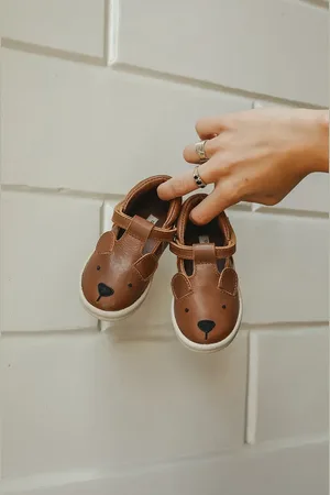 Donsje Półbuty skórzane dziecięce Zazo Classic Shoes Bear kolor 1503501
