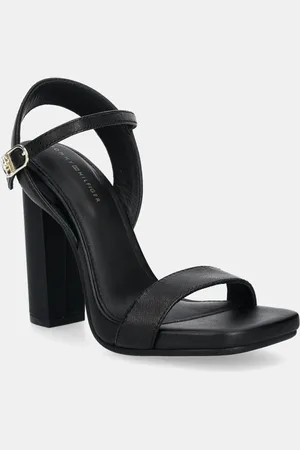 Tommy Hilfiger Sandały skórzane HIGH HEEL LEATHER SANDAL kolor FW0FW08534