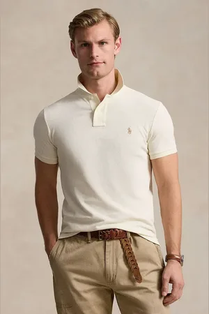 Ralph Lauren Polo bawełniane kolor gładki 710536856