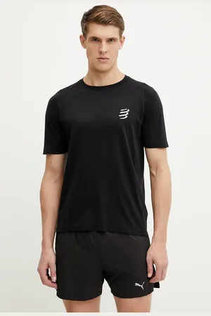 Compressport T-shirt do biegania Performance kolor wzorzysty ATSM4920