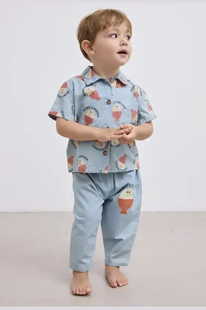Bobo Choses Koszula bawełniana niemowlęca Morning Egg kolor 125AB026