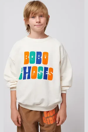 Bobo Choses Bluza bawełniana dziecięca kolor z nadrukiem 125AC129