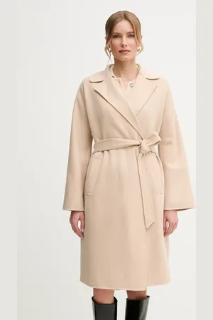Max Mara Płaszcz wełniany damski kolor przejściowy 2515011011600