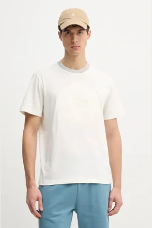 Lacoste T-shirt bawełniany męski kolor z aplikacją TH0124