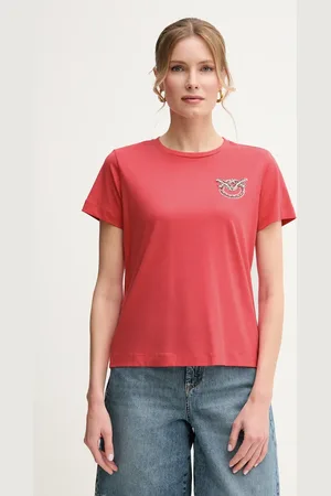 Pinko T-shirt bawełniany damski kolor 103320 A2G7