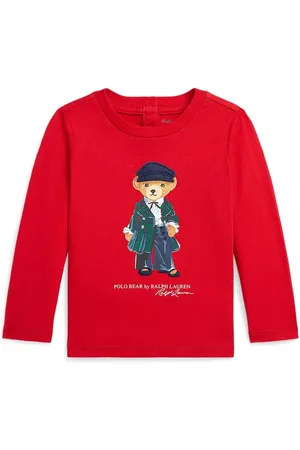 Ralph Lauren Longsleeve bawełniany dziecięcy kolor 310952134001