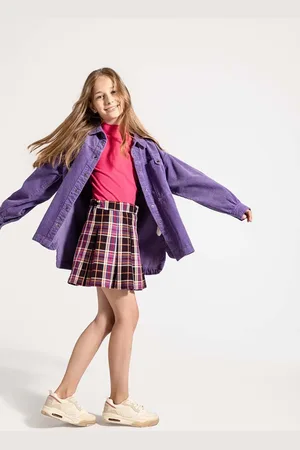 COCCODRILLO Spódnica dziecięca kolor mini rozkloszowana ACADEMY GIRL JUNIOR