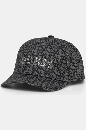 Guess Czapka z daszkiem bawełniana dziecięca kolor wzorzysta J5RZ38 WO080