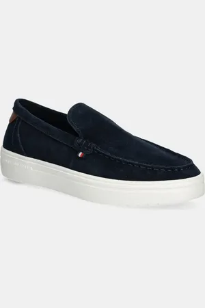 Tommy Hilfiger Mokasyny zamszowe MODERN LIGHT HYBRID SUEDE LOAFER męskie kolor FM0FM05354
